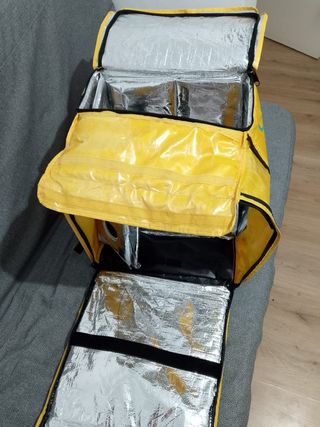 Maleta Glovo repartidor poco uso