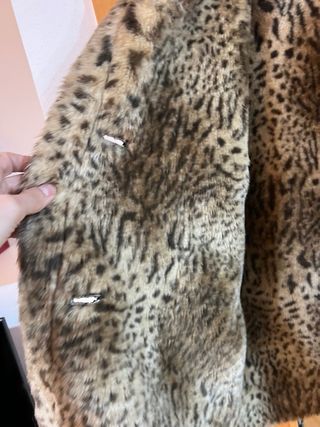 Gabardina reversible con pelo