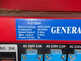 Generador Eléctrico H.D. 5500 Z.H.A