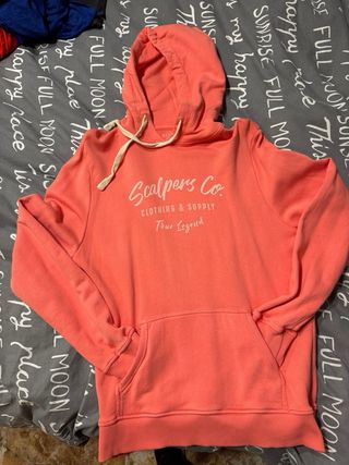 Sudadera Scalpers Coral con Capucha
