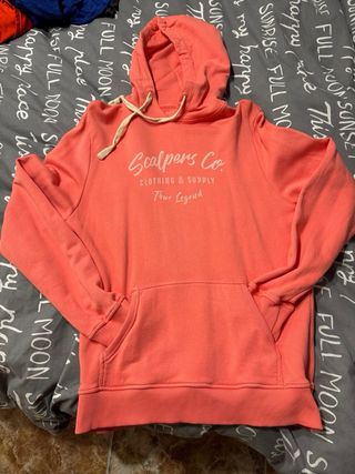 Sudadera Scalpers Coral con Capucha
