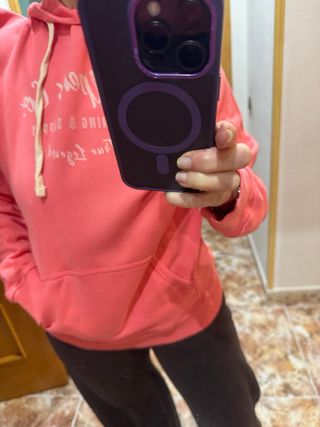 Sudadera Scalpers Coral con Capucha