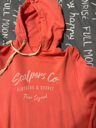 Sudadera Scalpers Coral con Capucha