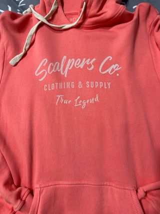 Sudadera Scalpers Coral con Capucha