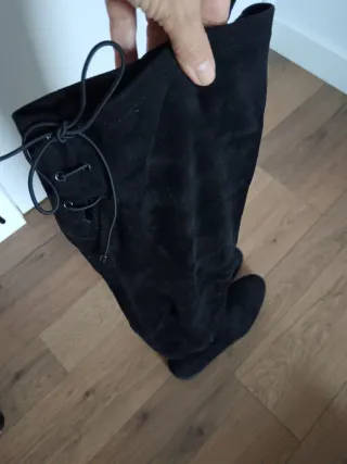 Botas altas de invierno negras