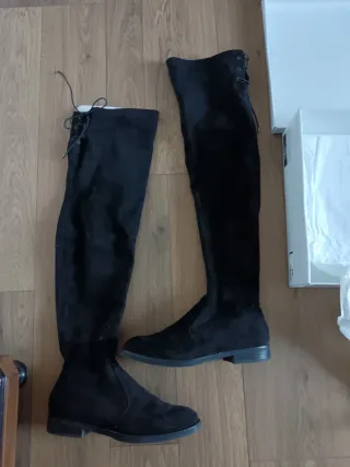 Botas altas de invierno negras