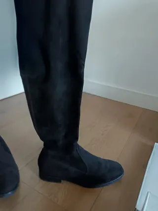 Botas altas de invierno negras