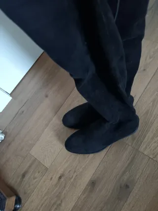 Botas altas de invierno negras