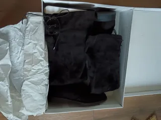 Botas altas de invierno negras