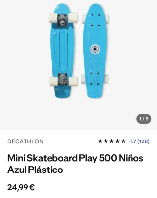 Monopatín niño amarillo Decathlon