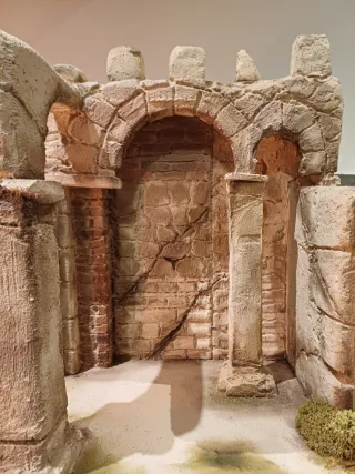 Construcción Belén Arcos Ruinas Diorama
