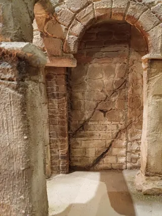 Construcción Belén Arcos Ruinas Diorama