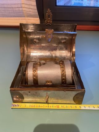 Set di 3 bauli decorativi vintage