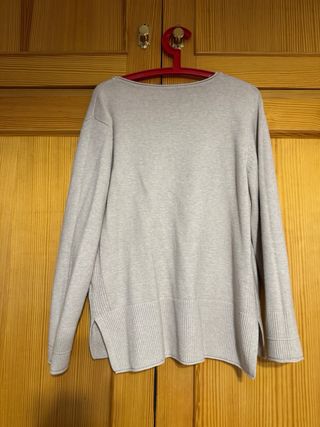 Jersey punto suave beige talla única