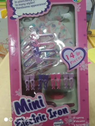 Mini plancha eléctrica para muñecas