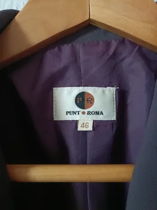 Americana morada mujer