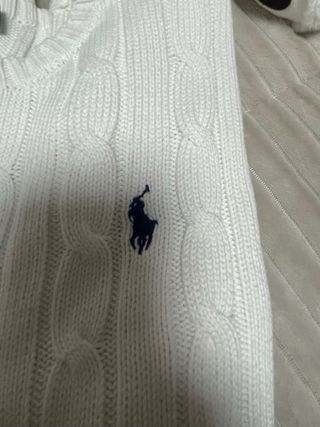 Jersey Polo Ralph Lauren Vintage Blanco
