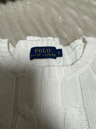 Jersey Polo Ralph Lauren Vintage Blanco