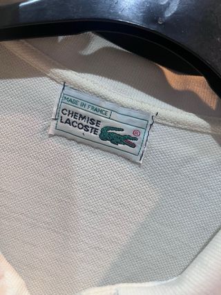 Polo Blanco Lacoste