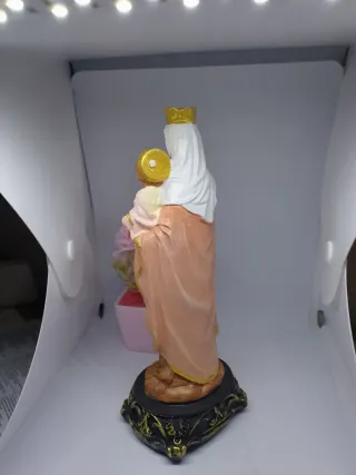 Figura Virgen del Carmen Resina 20cm