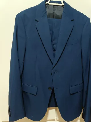 Traje chaqueta azul