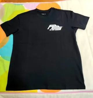 Camiseta PBS Negra Estampada