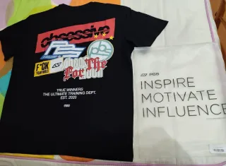 Camiseta PBS Negra Estampada