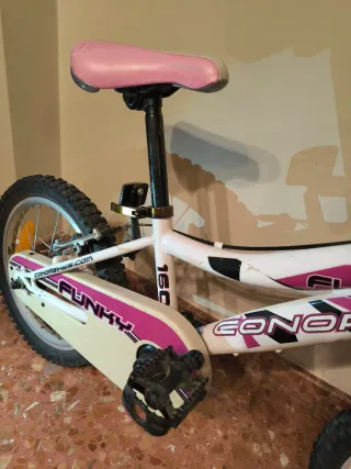 Bicicleta niña 16 rosa Conor