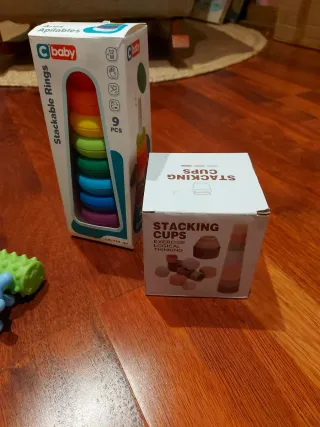 Lote de juguetes de estimulación temprana 0-12.