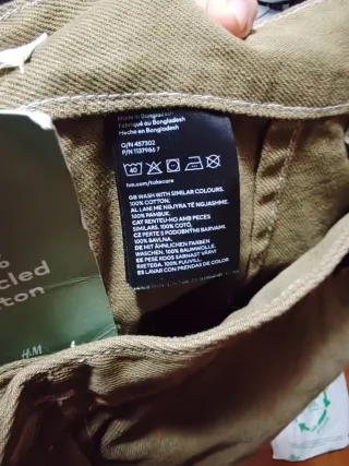 Pantalones cargo verde militar EUR 44