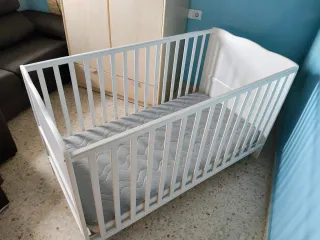 Cuna 140x70 cm Blanca