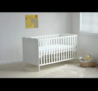 Cuna 140x70 cm Blanca