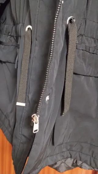 Chaquetón negro talla 50