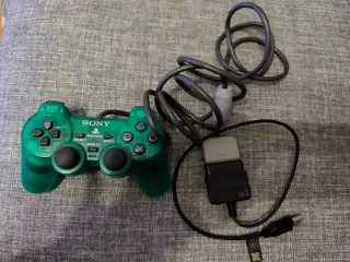 Mando PlayStation Verde Transparente