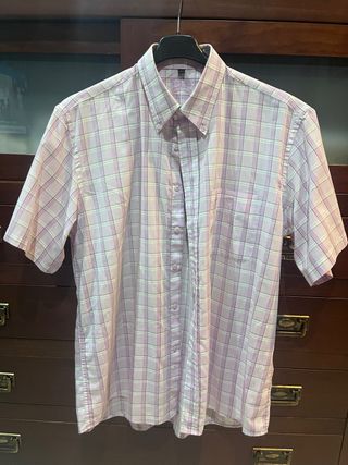 Camisa Forestal Sportwear manga corta cuadros