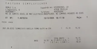 NUEVO Termostato Cotherm TUS 20A 250V