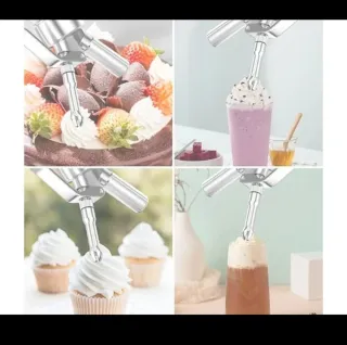 Sifone per panna montata, spume, creme