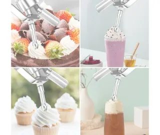 Sifone per panna montata, spume, creme