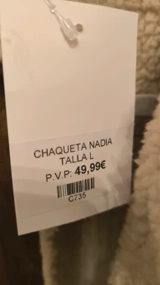 Cazadora ante y borrego