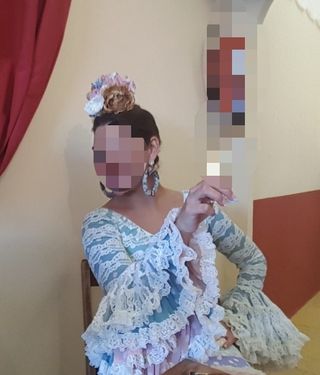 Abito Flamenca, firmato Manuela Macía.