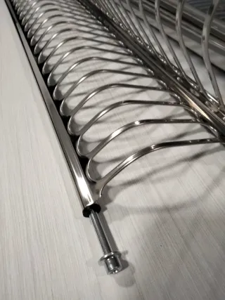 Escurridor de platos de acero inoxidable