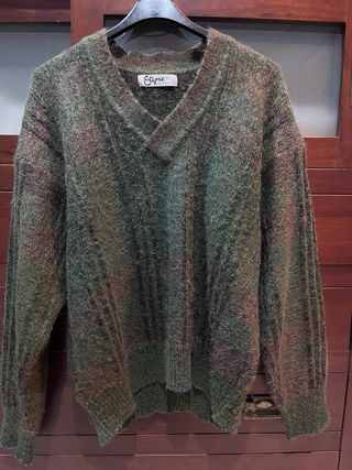 Jersey verde y marrón vintage Eclipse