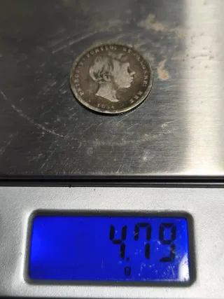 Moneda Antigua de Portugal 1854
