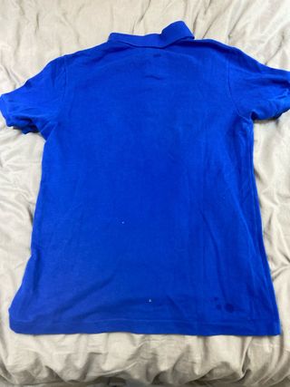 Camiseta Polo Lacoste Azul Niños