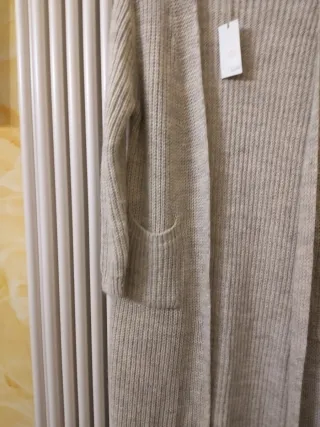Cardigan lungo in lana