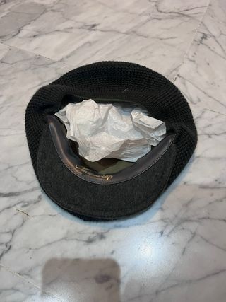 Boina negra Knitted-cap