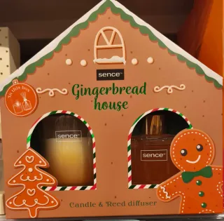 Set Vela y Difusor Scenter Gingerbread House