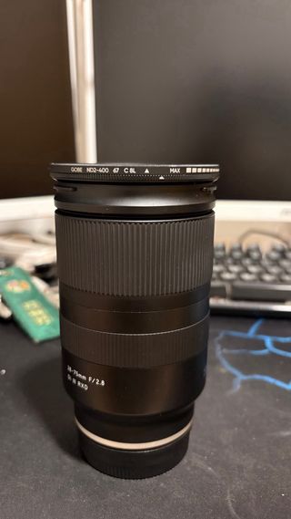 Objetivo Tamron 28-75mm F/2.8 + Filtro ND