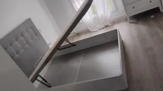 Canapé individual blanco cabeceros a combinar