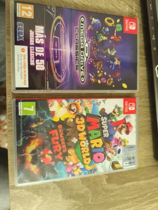 Cajas de juegos de Nintendo Switch